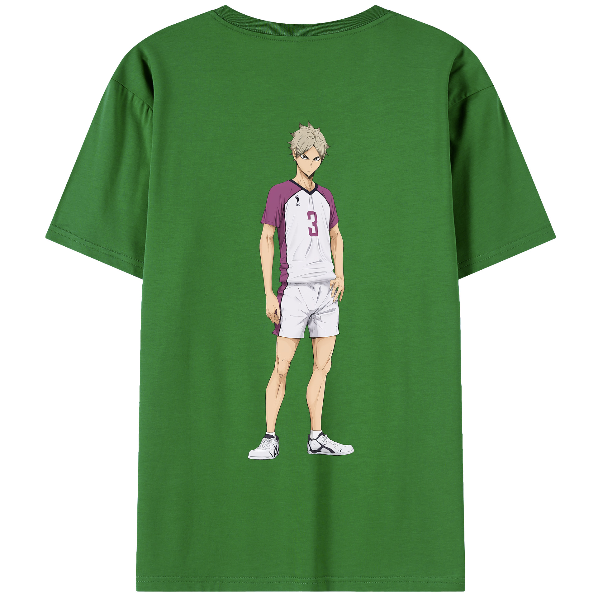 （画像用） ハイキュー!! Haikyu!! レディース半袖Tシャツ(バックプリント)